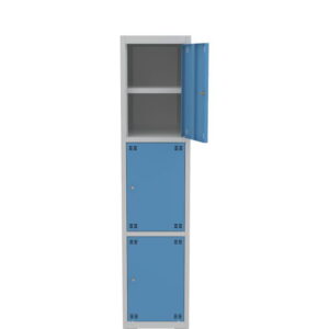 Skrinka výškovo delená s policou 3 dverová – výška 180 cm – šírka 40 cm