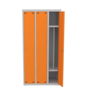 Skrinka 3 dverová s priečkami a policami - šírka 88,5 cm