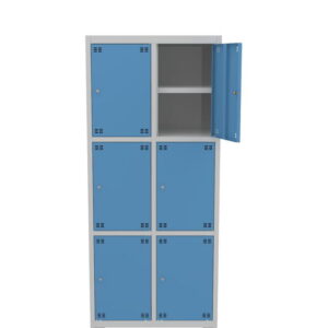 Skrinka výškovo delená s policou 6 dverová – výška 180 cm – šírka 80 cm