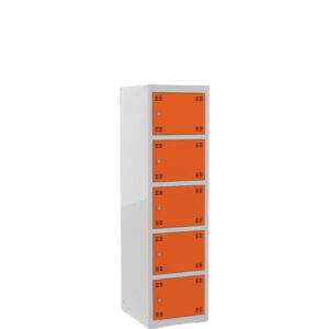 Skrinka výškovo delená 5 dverová – výška 150 cm – šírka 40 cm